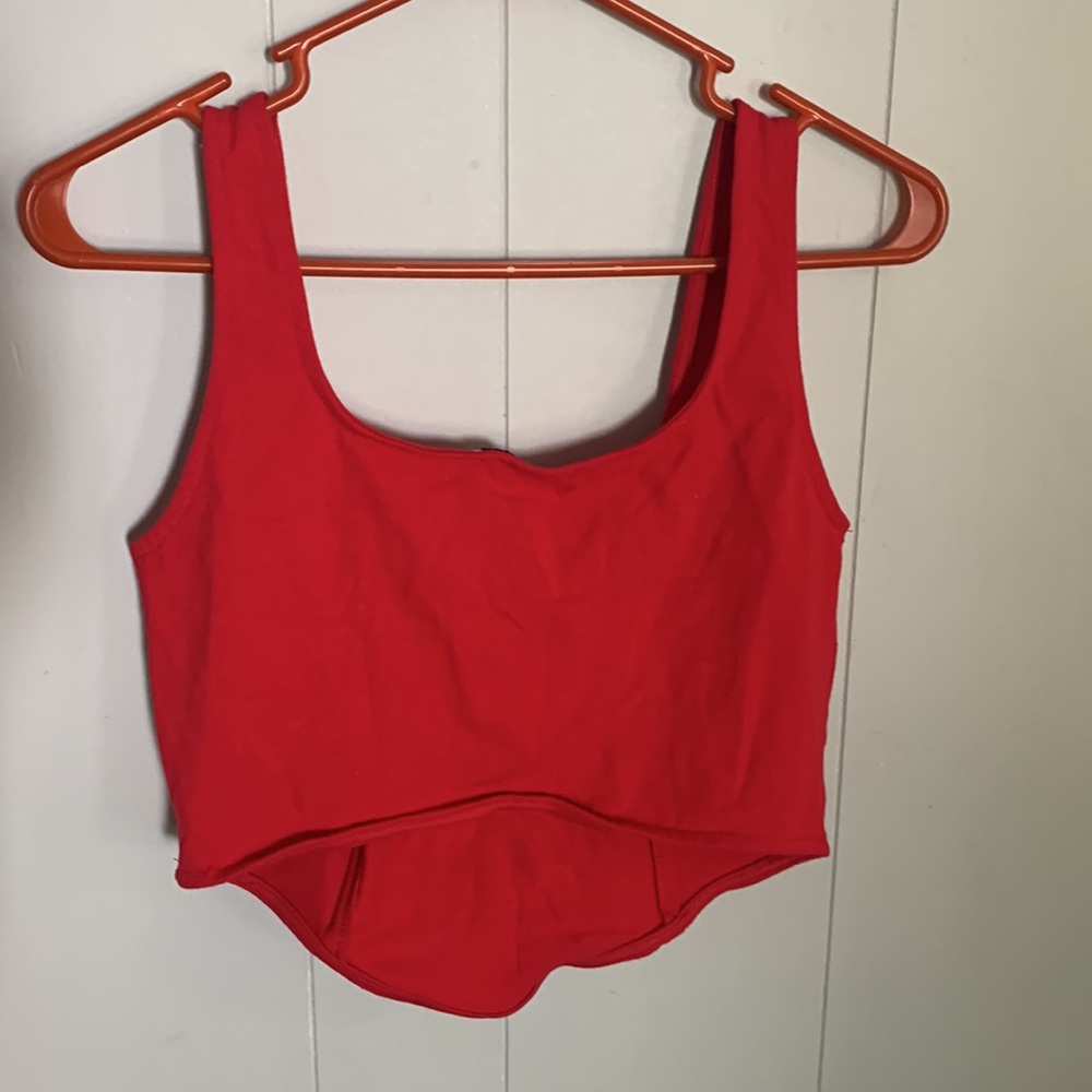 Red Corset Top - Picture 7 of 8